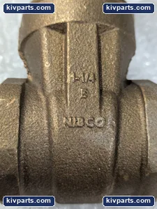 Nibco T-113 Bronze Gate Valve – actual item, photo 3 of 7