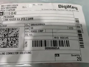 Sullins PBC02SBAN Header Connector