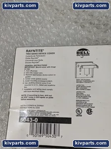 Bell Outdoor 5043-0 Rayntite Two-Gang Device Cover – actual item, photo 2 of 5