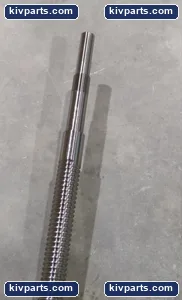 Ball Screw Assembly Flanged Nut External Return Tubes Machined Journal Ends – actual item, photo 3 of 5