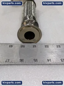 FLEX HOSE CONNECTOR ADAPTER CLAMP TO CLAMP 1.0 X 1.0 – actual item, photo 3 of 5