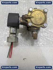 ASCO EF8316G054 Red Hat 3 Way Solenoid Valve – actual item, photo 2 of 3