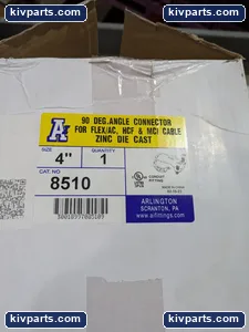 Arlington 90 DEG Angle Connector – actual item, photo 2 of 8