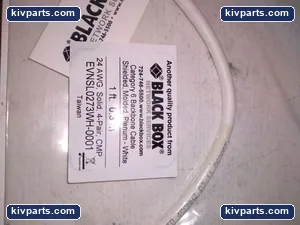Black Box EVNSL0273WH-0001 Cat6 Shielded Plenum Patch Cable – actual item, photo 2 of 3
