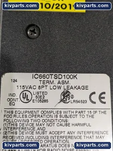 GE Fanuc IC660TSD100K Genius I/O Terminal – actual item, photo 5 of 7