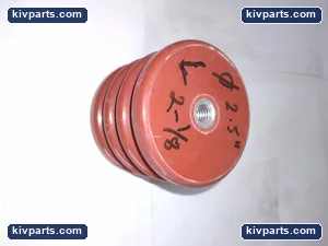 insulator RESIN 2.5" L 2-1/8 High Voltage Ceramic – actual item, photo 3 of 4