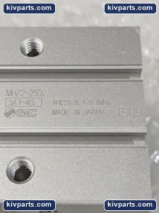 SMC MHZ2-25D2 2 Finger Cylinder – actual item, photo 2 of 7
