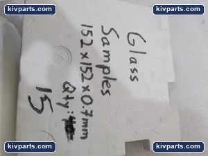 Glass Sample Sheets 152x152x0.7mm Flat Glass Panel Substrate Laboratory – actual item, photo 2 of 4