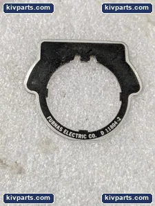 Furnas 11804-2 Legend Plate Blank – actual item, photo 2 of 4