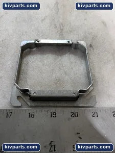 Appleton 847-50 Steel Square Outlet – actual item, photo 3 of 6