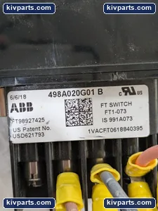 ABB 498A020G01B Ft Switch – actual item, photo 4 of 5