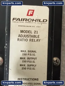 Fairchild Pneumatic Adjustable Ratio Relay – actual item, photo 6 of 7
