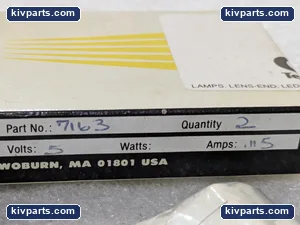 Gilway 7163 Submicro Lamp 5V 0.115A Axial Lead Grain of Wheat Box of 2 New – actual item, photo 5 of 7