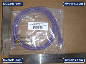 FER6E-005-PUR Cat6 Molded Patch Cord – actual item, photo 2 of 3