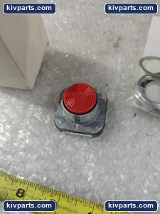 Allen-Bradley 800T-A6 Red Momentary Flush Push Button – actual item, photo 5 of 6