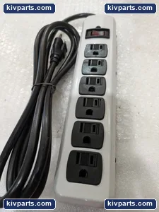 Power First 53XH85 Outlet Strip 6 Outlet – actual item, photo 3 of 4