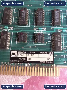 Square D 8881 B-42 Module Circuit Board PCB Card – actual item, photo 3 of 4
