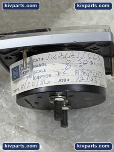 General Electric 162121ECLS Analog DC Ammeter Panel Meter – actual item, photo 3 of 4