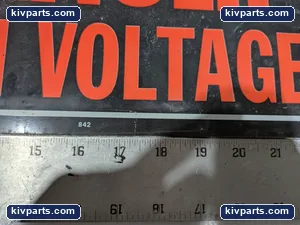 HY-KO PRODUCTS 842 "DANGER HIGH VOLTAGE" ... LOT OF 3 – actual item, photo 3 of 6