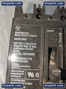 Westinghouse MCP03150RC Motor.Circuit Protector – actual item, photo 2 of 6