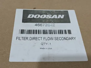 Doosan 46672642 Secondary Air Filter Element