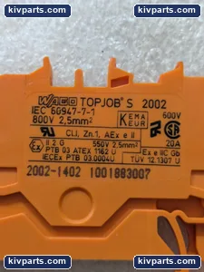 WAGO 66947-7-1 Feedthrough Terminal Block – actual item, photo 5 of 7