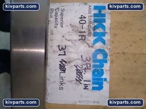 HKK 40-1R ANSI #40 Roller Chain 37 Links 3 Ft Riveted 1/2 in Pitch Industrial – actual item, photo 2 of 3