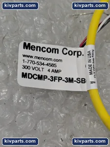 Mencom MDCMP-3FP-3M-SB01 Yellow Cable – actual item, photo 5 of 7