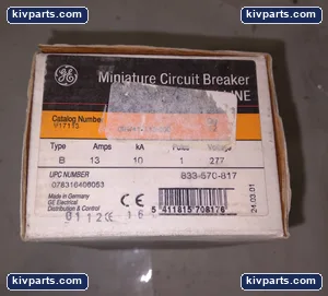 General Electric V17113 V-Line Miniature Circuit Breaker – actual item, photo 3 of 5