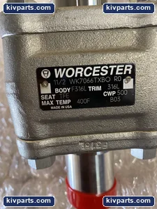 Flowserve WK7066TXBO Worcester R0 Ball Valve – actual item, photo 2 of 4