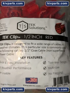 TEK Clip TEK-CP1-12-RD – actual item, photo 2 of 5