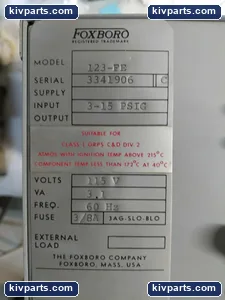 Foxboro 123-FE Pneumatic Chart Recorder – actual item, photo 2 of 5