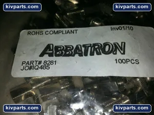 Abbatron 8281 Hex Standoff M/F #10 Nickel on Brass 100 Pack Electronic Hardware – actual item, photo 2 of 2