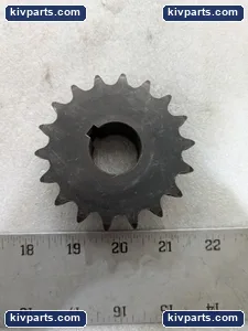Roller Chain Sprocket 17 Tooth #40 Chain Finished Bore Keyway Steel Industrial – actual item, photo 5 of 6