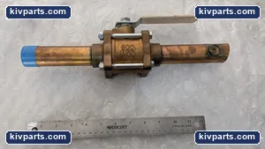 1 1/4” Brass Ball Valve 600 WOG BALL VALVE – actual item, photo 3 of 4