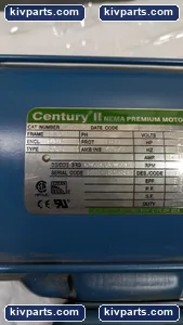 CENTURY NEMA 2 MOTOR 145T 230/ 460 VAC SCE 2hp – actual item, photo 2 of 11