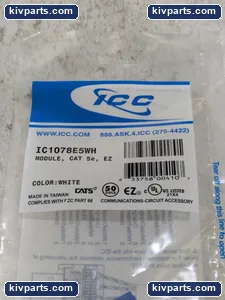 IC1078E5WH ICC Cat EZ Keystone Jack Module – actual item, photo 2 of 5
