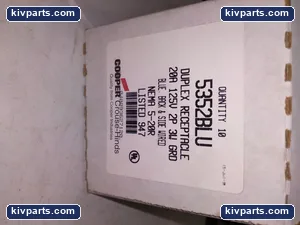 Cooper Duplex Receptable GRD – actual item, photo 3 of 4