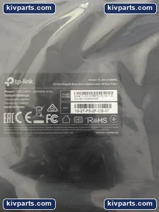 Tp-link TL-SG1218MPE V3.20 Gigabit PoE Switch – actual item, photo 2 of 3