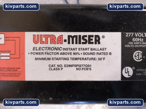 Ultra-Miser E296FOPI277G01 Electronic Instant Start Ballast – actual item, photo 2 of 5