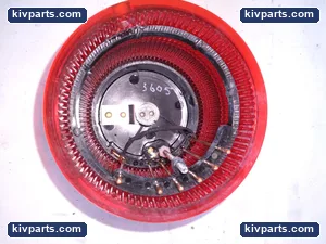 Edwards 101SINHR-N5 Red Stackable Beacon Light – actual item, photo 2 of 4
