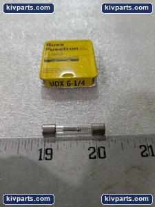 Bussmann MDX6-1/4 Fusetron Fuse – actual item, photo 3 of 7