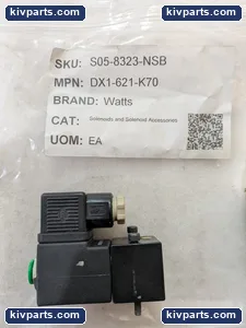 Watts DX1-621-K70 Fluidair Solenoid Valve – actual item, photo 2 of 8