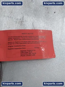 3000 PSI High Pressure Stainless Steel Hose Assembly Industrial – actual item, photo 4 of 5