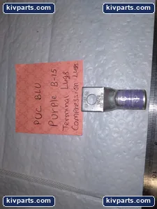 Brady B-15 PUC BLU Purple Terminal Lug – actual item, photo 2 of 4