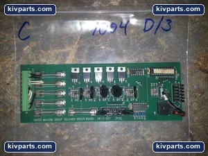 United Machine Group 581-E-007 Solenoid Driver Board PCB Industrial Automation – actual item, photo 2 of 3