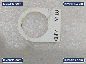 IDEC 10/ORDER Plate Engraved White Pushbutton – actual item, photo 4 of 5