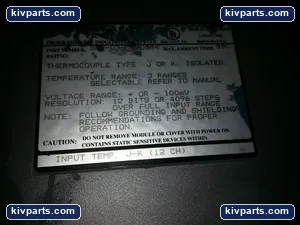 Giddings Lewis 502-03658-00R4 PiC900 Thermocouple Input Module – actual item, photo 2 of 2