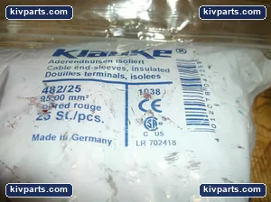 Klauke Red Insulated Cable – actual item, photo 2 of 3