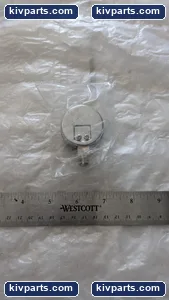 OXYGEN LITRES FLOW PER MIN GAUGE INDICATOR DIAL – actual item, photo 2 of 3